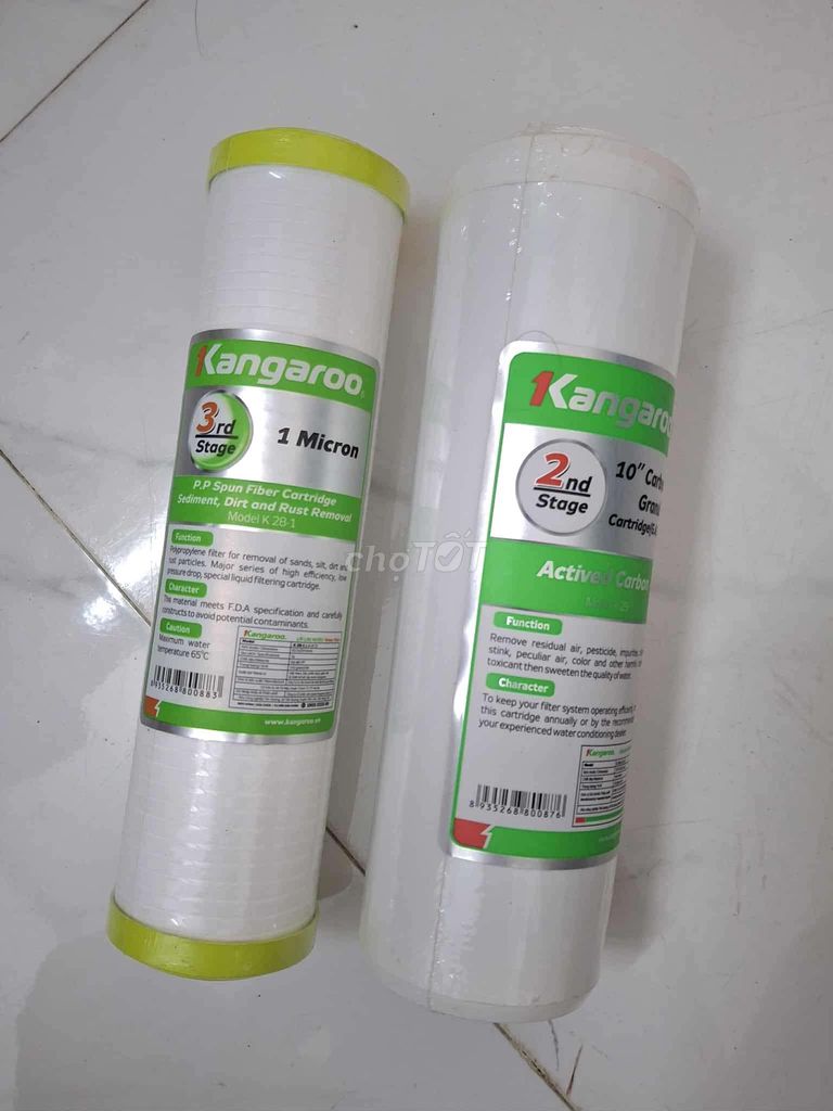 Lõi lọc nước Kangaroo K 28-1. Mua bán Nội thất, đồ gia dụng khác tại Quận Bình Thuỷ Cần Thơ được đăng bởi Lona Trương hình 1