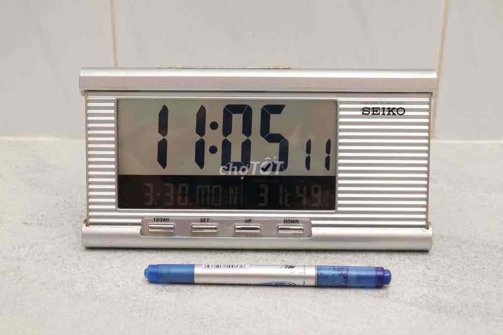 Đồng hồ điện tử để bàn Seiko nội địa Nhật. Mua bán Nội thất, đồ gia dụng khác tại Quận 6 Tp Hồ Chí Minh được đăng bởi hnqa hình 1