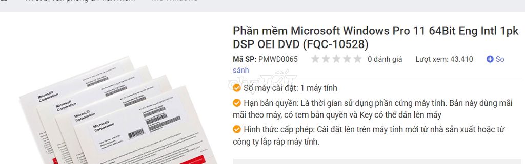 Cần bán win 10 pro 64 bit