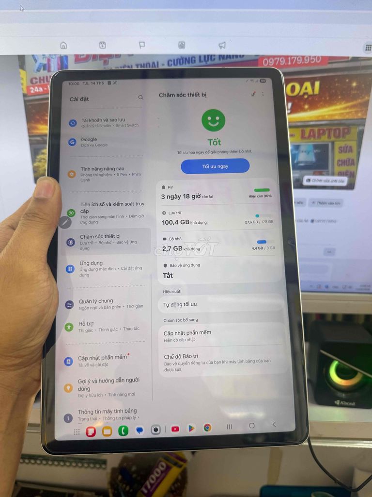 Samsung Tab S8 5G 11 inch 8GB/128GB. Mua bán Máy tính bảng tại Thành phố Kon Tum Kon Tum được đăng bởi Võ Nguyên hình 1
