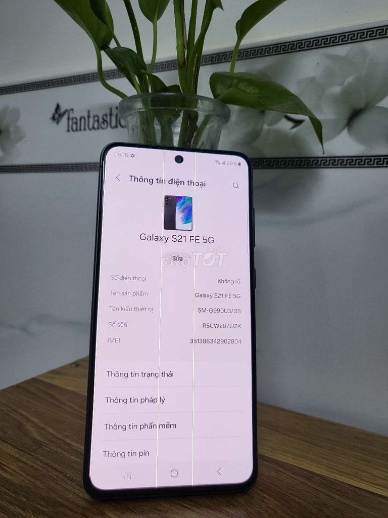 Samsung S21 FE 5G Đen. Mua bán Điện thoại tại Thành phố Vũng Tàu Bà Rịa - Vũng Tàu được đăng bởi Kem hình 1