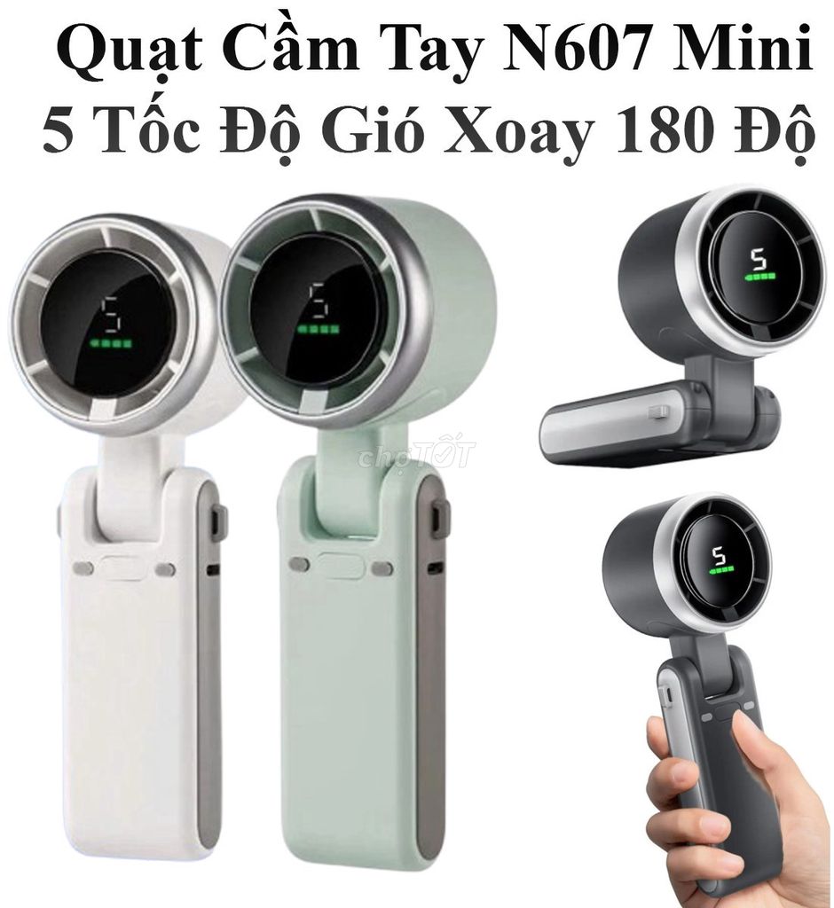 Quạt cầm tay Gấp Gọn N607 Mini Full Các Mẫu. Mua bán Quạt tại Thành phố Biên Hòa Đồng Nai được đăng bởi kim nguyễn hình 1