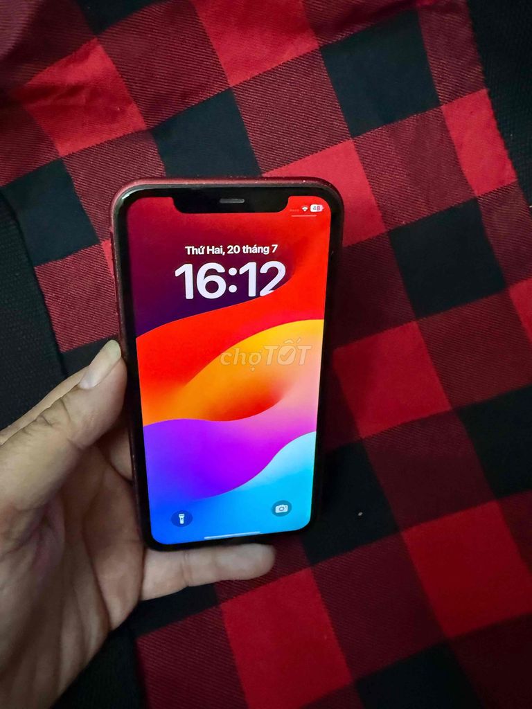 Apple iPhone 11 64GB Đỏ Quoc tế truetone face ok. Mua bán Điện thoại tại Thành phố Thủ Đức Tp Hồ Chí Minh được đăng bởi bin  hình 1