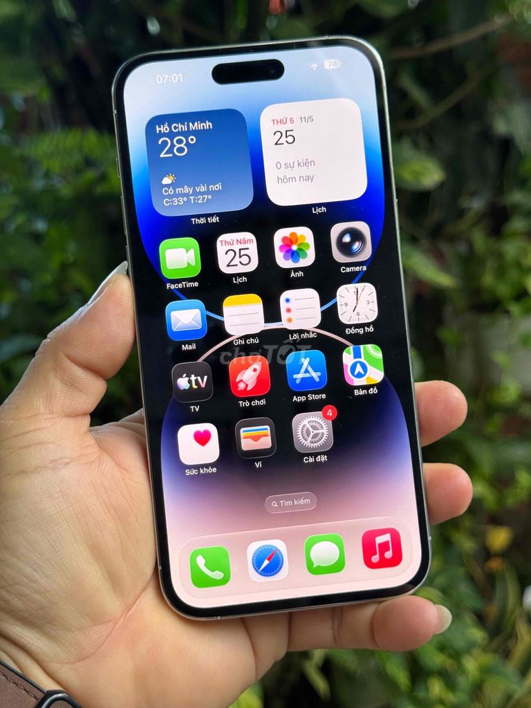Apple iPhone 14 Pro Max 128GB Bạc/quốc tế.. Mua bán Điện thoại tại Huyện Châu Phú An Giang được đăng bởi Xuân Văn hình 1