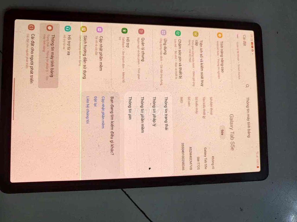 Samsung Galaxy Tab S5e Vàng đồng. Mua bán Máy tính bảng tại Quận Gò Vấp Tp Hồ Chí Minh được đăng bởi Nguyễn Hồng Sơn hình 1