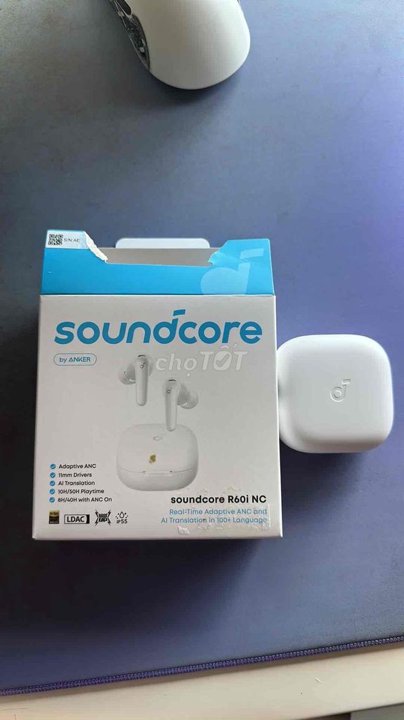 Tai nghe Soundcore R60i NC Trắng D1202 Đã sử dụng. Mua bán Tivi, Âm thanh tại Quận Hoàng Mai Hà Nội được đăng bởi nkhoi hình 1