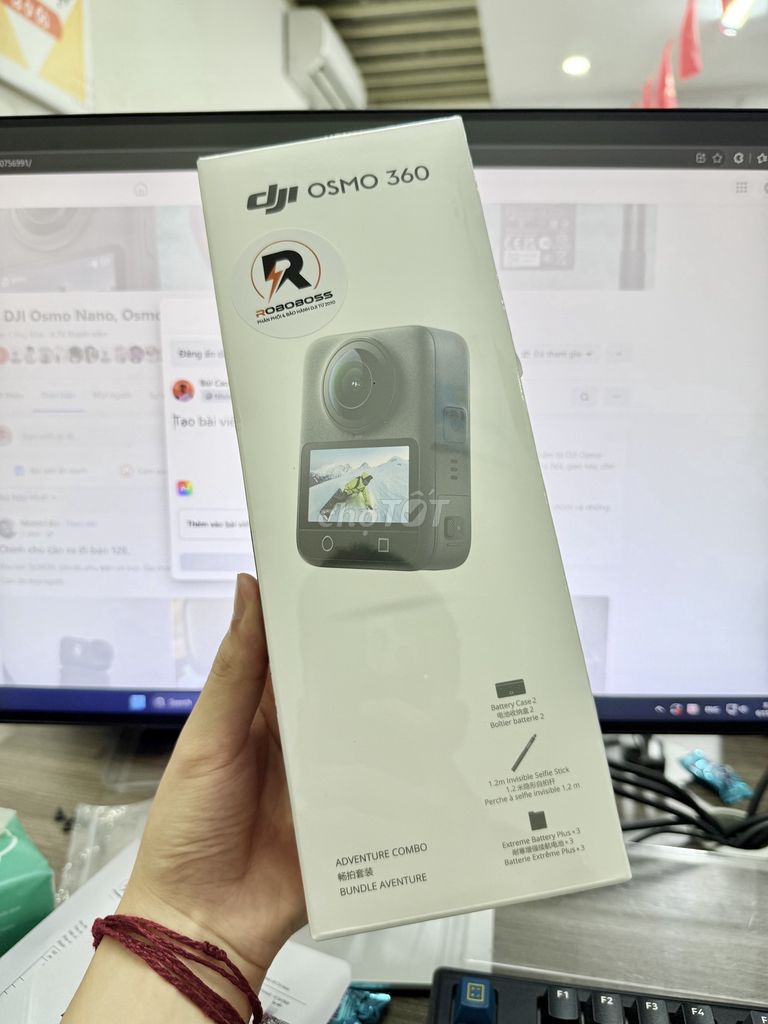 DJI Osmo 360 Adventure Combo Đen. Mua bán Máy ảnh, Máy quay tại Quận Nam Từ Liêm Hà Nội được đăng bởi Việt Bùi Cao hình 1