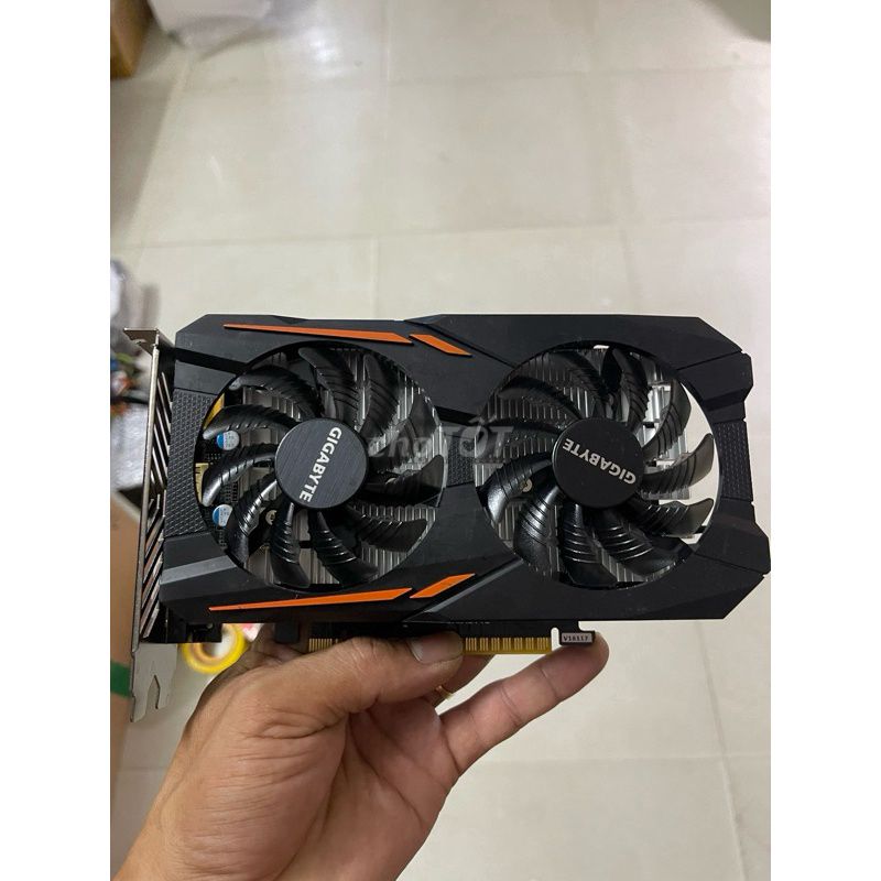 Card đồ họa Gigabyte GTX 1050TI 4GB DR5  2 FAN . Mua bán Linh kiện (RAM, Card...) tại Quận Thanh Khê Đà Nẵng được đăng bởi LINH KIỆN PC CARD ĐỒ HOẠ hình 1