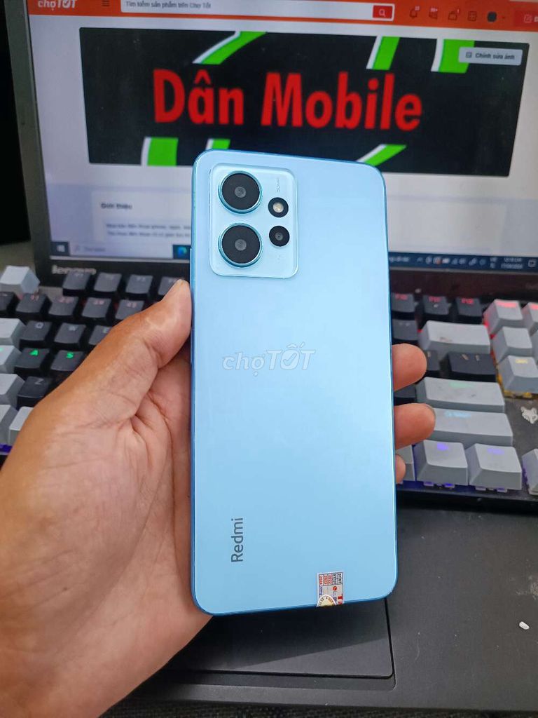 XIAOMI REDMI NOTE 12 8GB.256GB PIN 5000 SNAP 685. Mua bán Điện thoại tại Quận Bình Thạnh Tp Hồ Chí Minh được đăng bởi Dân Mobile hình 1