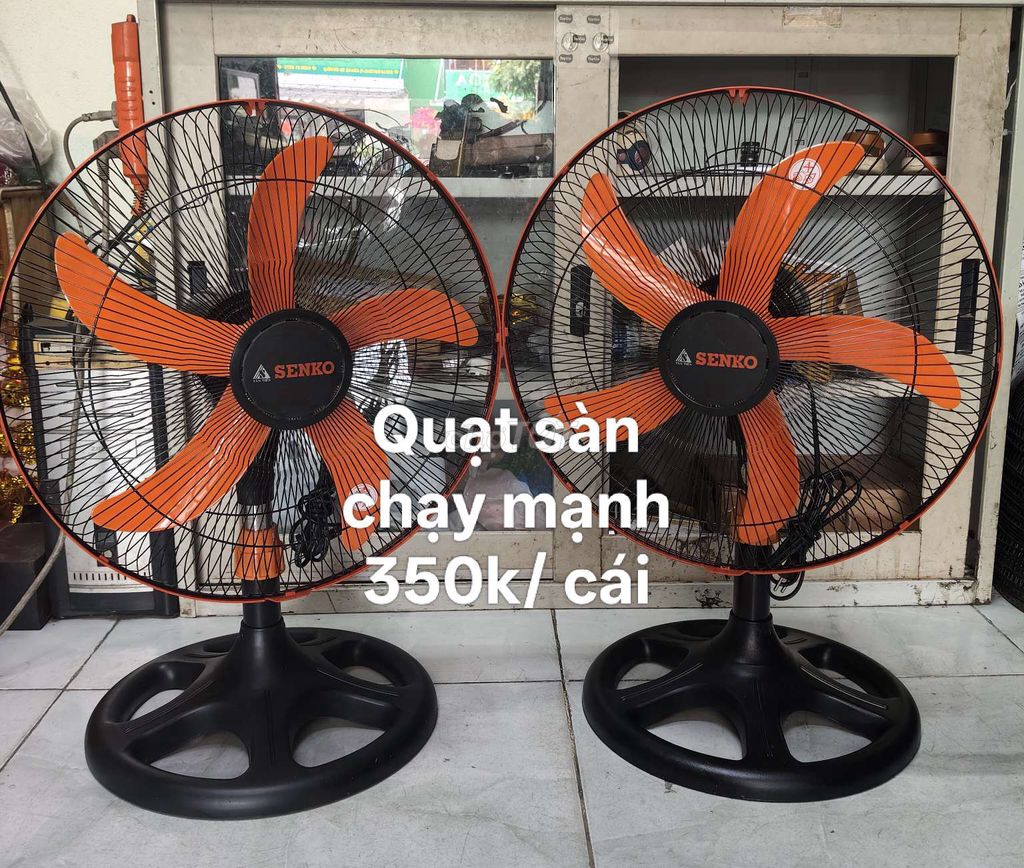 Quạt sàn Senko Cam Đen. Mua bán Quạt tại Quận Cẩm Lệ Đà Nẵng được đăng bởi Quạt củ giá ok hình 1