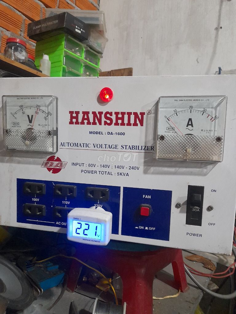 Hanshin 5kva ổn áp dây đồng to điện 100v 110v 220v