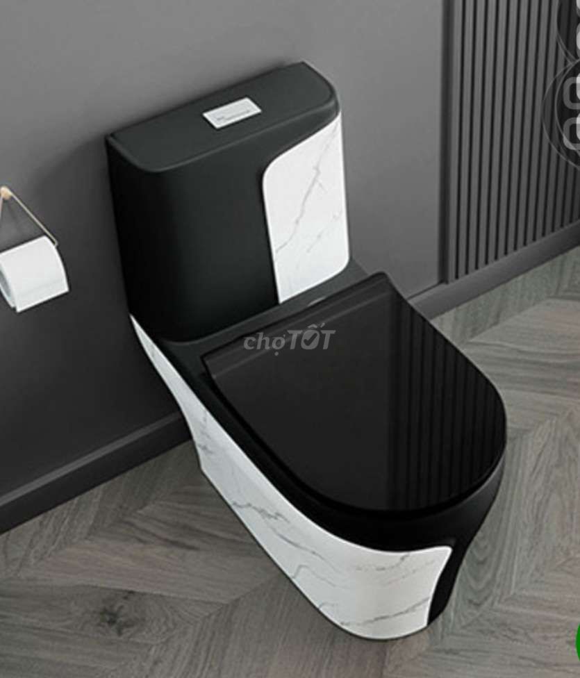Bồn cầu Men nano Vân mây giả đá Xả xoáy Tornado. Mua bán Thiết bị vệ sinh, nhà tắm tại Quận Bình Tân Tp Hồ Chí Minh được đăng bởi NiNa SHOP hình 1