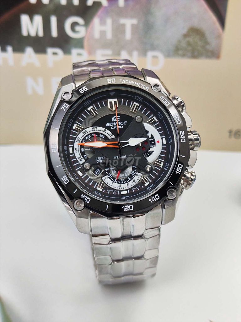 Casio Edifice Nam máy nhật full kim 45mm. Mua bán Đồng hồ tại Thành phố Dĩ An Bình Dương được đăng bởi DĨ AN LUXURY WATCH hình 1