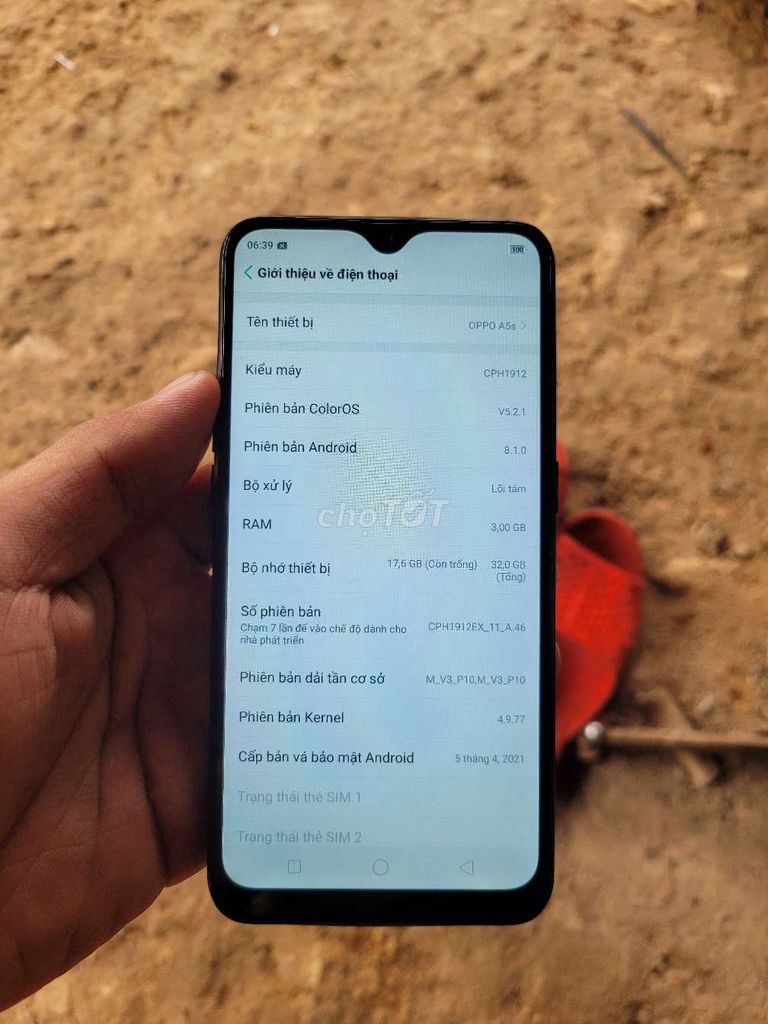 OPPO A5s 3GB/32GB Đen. Mua bán Điện thoại tại Huyện Định Quán Đồng Nai được đăng bởi tiến hình 1