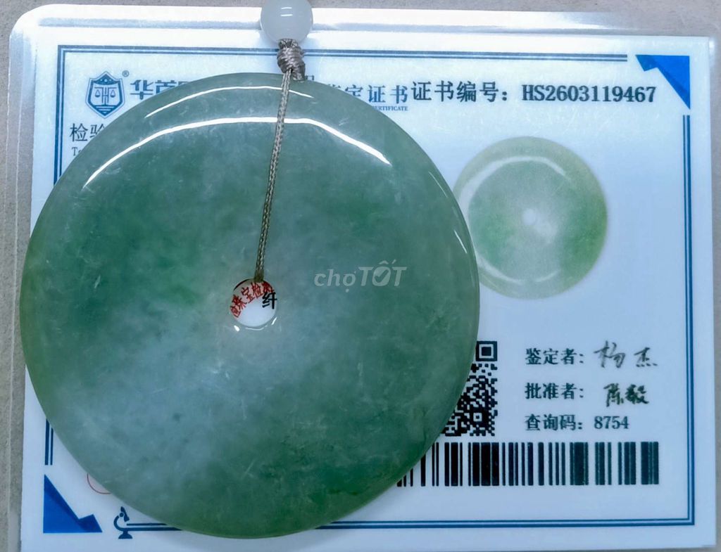 Mặt dây chuyền Ngọc cẩm thạch Xanh. Mua bán Phụ kiện thời trang khác tại Quận Lê Chân Hải Phòng được đăng bởi Nguyễn Hiếu hình 1