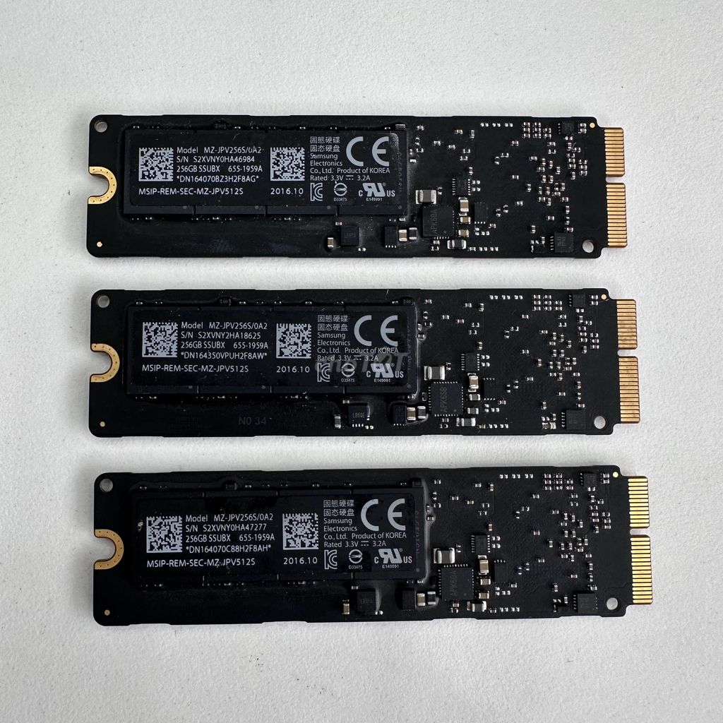 Thanh lý SSD 256G Samsung dành cho Macbook giá rẻ