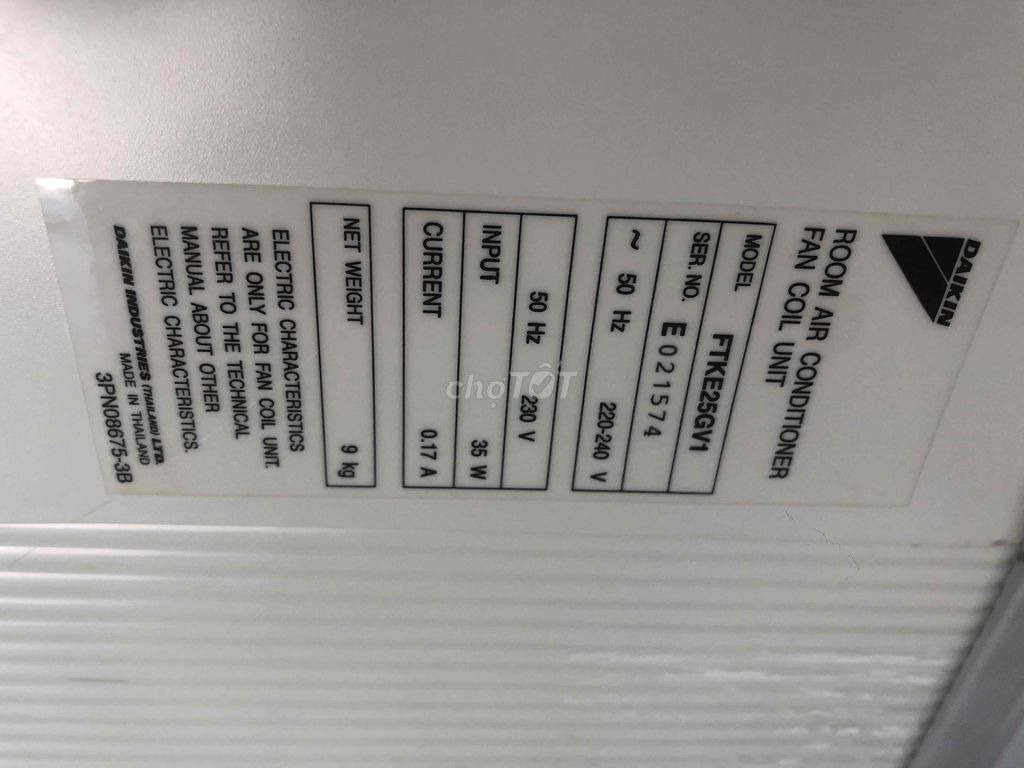 thanh lý máy lạnh daikin inverter
