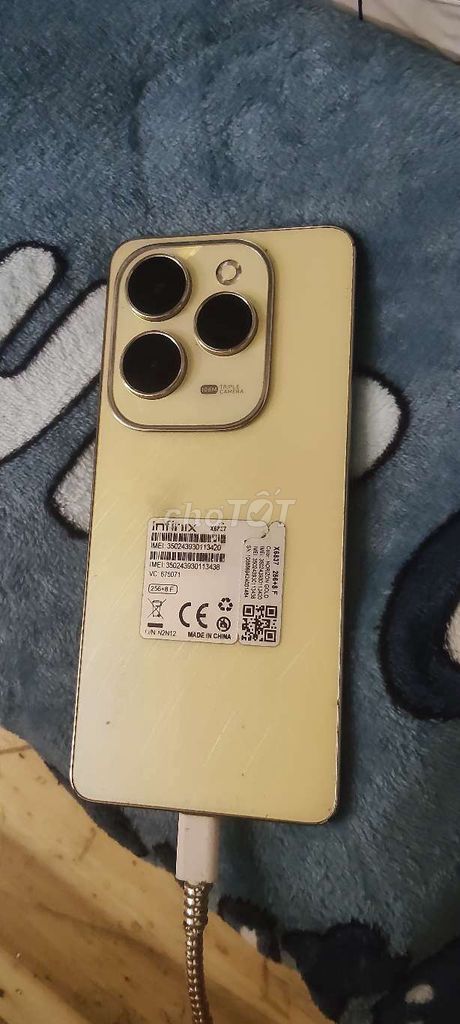 Infinix Hot 40 Pro Vàng 8GB/256GB. Mua bán Điện thoại tại Quận 3 Tp Hồ Chí Minh được đăng bởi Minh Trí hình 1