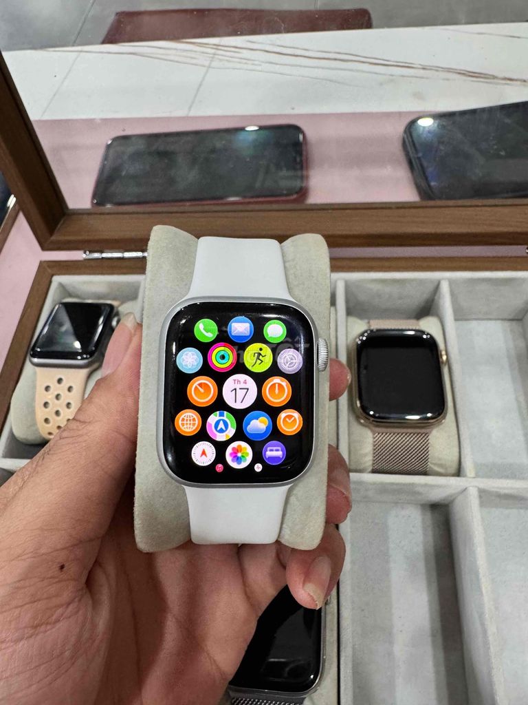 Apple Watch Series 8 41mm Trắng 91%. Mua bán Thiết bị đeo thông minh tại Quận Thanh Khê Đà Nẵng được đăng bởi Apple Watch Chính Hãng SO1 DaNang hình 1