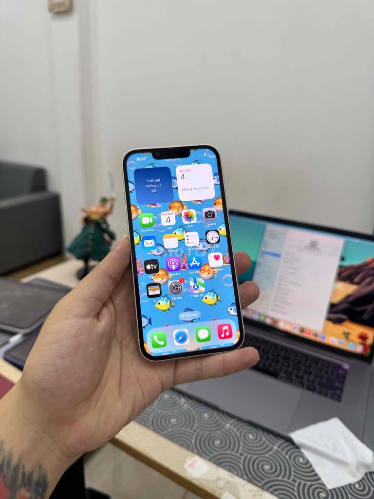 Apple iPhone 13 QTE 128GB Trắng Zin Full Chức Năng. Mua bán Điện thoại tại Quận Đống Đa Hà Nội được đăng bởi Trung Kiên Trả Góp Bao Nợ Xấu hình 1