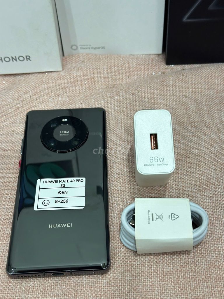Huawei Mate 40 Pro 5G 8/256 Đen sạc66w có ship COD. Mua bán Điện thoại tại Quận Hoàng Mai Hà Nội được đăng bởi Trần Ngọc Hiếu hình 1