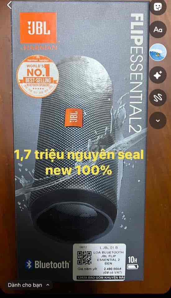 loa JBL xịn sò newseal chưa xài 100%. Mua bán Tivi, Âm thanh tại Quận Gò Vấp Tp Hồ Chí Minh được đăng bởi Thi hình 1