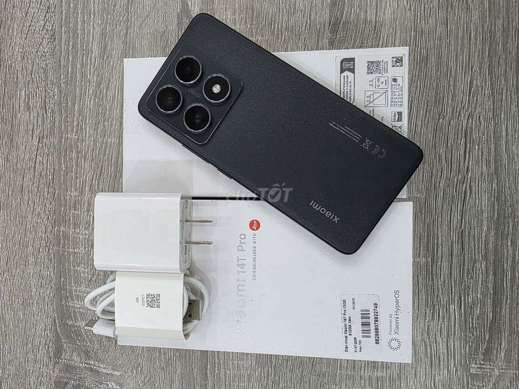 Xiaomi 14T Pro 12GB/512GB Đen 2 SIM. Mua bán Điện thoại tại Quận Gò Vấp Tp Hồ Chí Minh được đăng bởi Cửa hàng  KGPHONE STORE hình 1