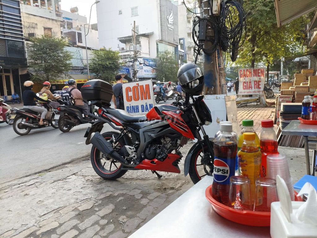 Suzuki GSX Bandit 150cc đỏ đen 50k km. Mua bán Xe máy tại Thành phố Thuận An Bình Dương được đăng bởi Mạnh Vĩnh hình 2