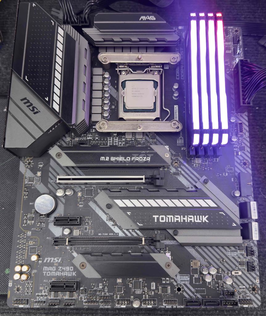 Msi Z490 Tomahawk, i9 10850K, Corsair 32G/3600 RGB. Mua bán Linh kiện (RAM, Card...) tại Quận 12 Tp Hồ Chí Minh được đăng bởi Anh Tuan hình 1