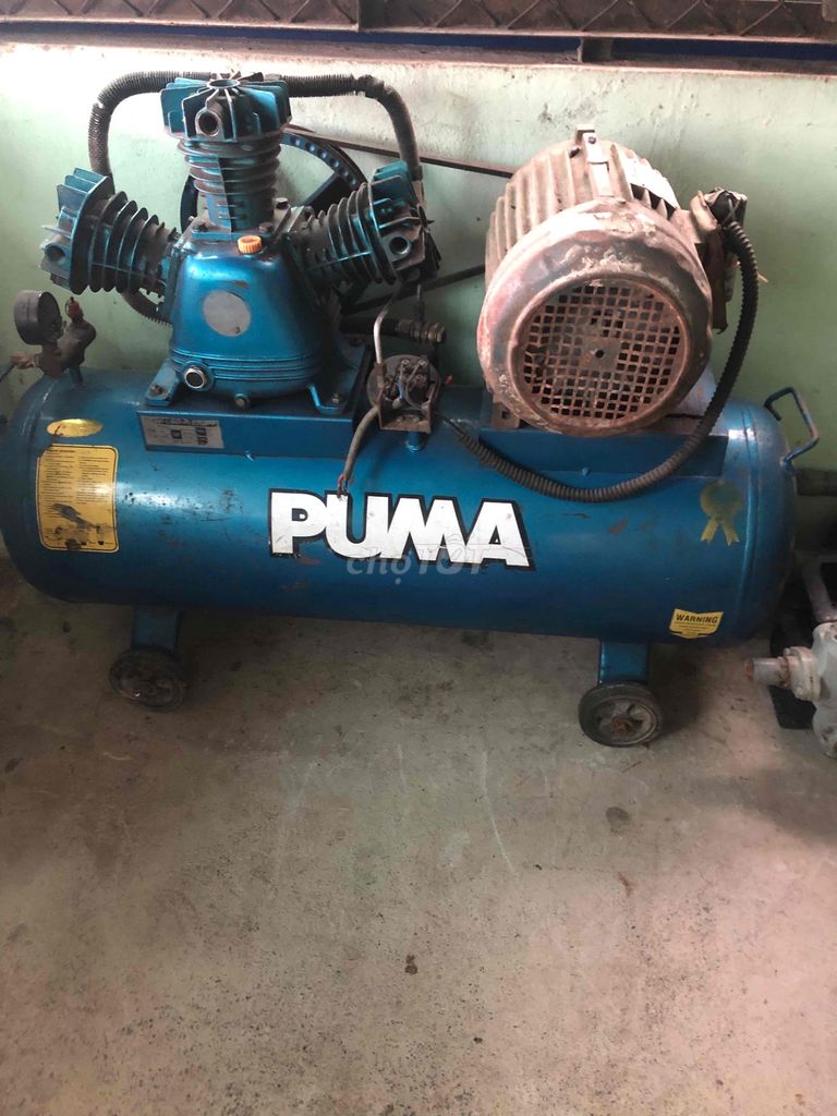 máy bơm hơi nén khí puma 3hp hoạt động tốt