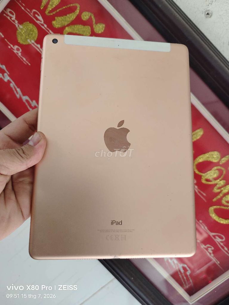Apple iPad (thế hệ 6) 32GB Vàng 4G. Mua bán Máy tính bảng tại Thành phố Biên Hòa Đồng Nai được đăng bởi Tùng phát  hình 1