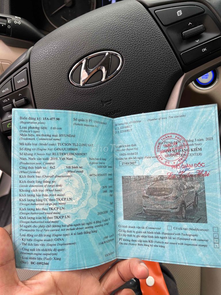 Hyundai Tucson 2019 - 88000 km. Mua bán Ô tô tại Huyện Kiến Thuỵ Hải Phòng được đăng bởi Vũ  hình 5