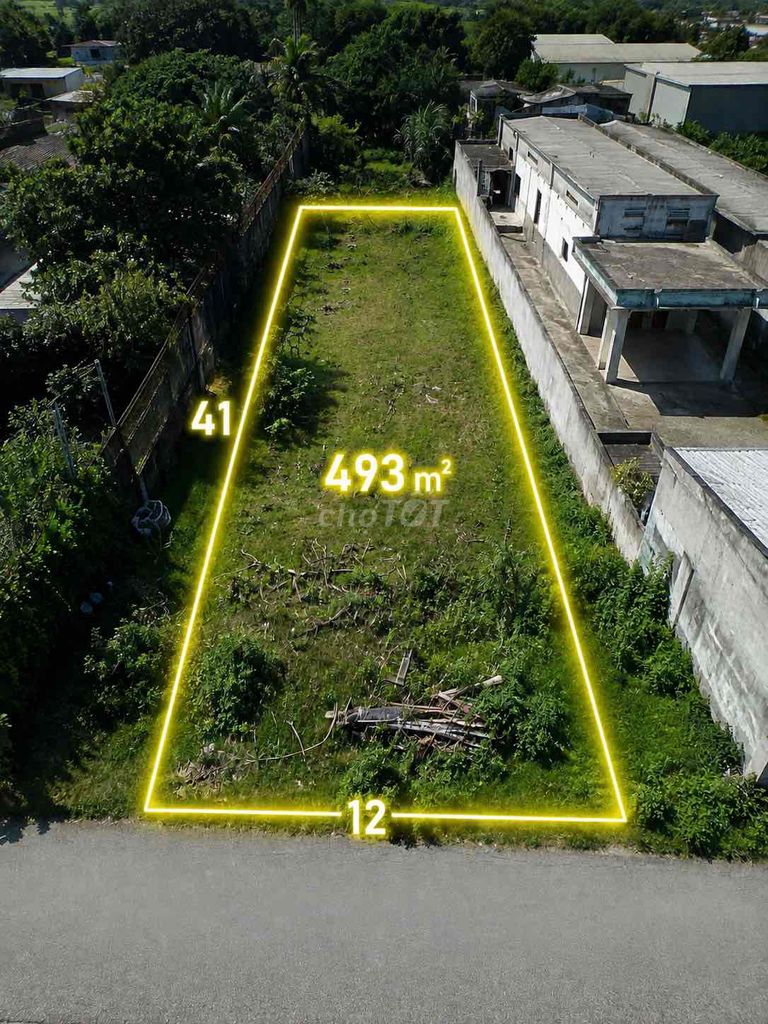 CHỦ CẦN TIỀN TRẢ LÃI NGÂN HÀNG BÁN GẤP LÔ ĐẤT 493m2 TẠI TÂN THÔNG HỘI
