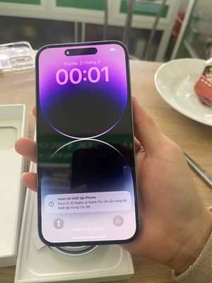 14 promax 128gb còn nguyên zin, hộp đầy đủ