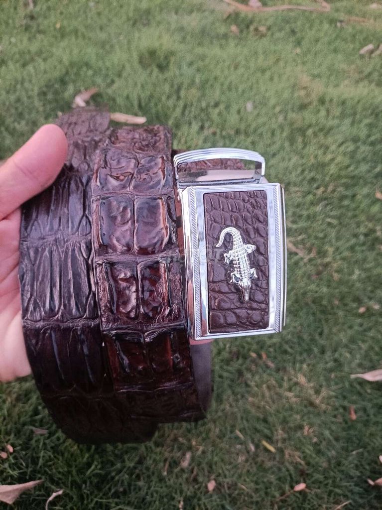 Dây lưng da cá sấu. Mua bán Phụ kiện thời trang khác tại Thành phố Dĩ An Bình Dương được đăng bởi Huỳnh Nguyễn  hình 1