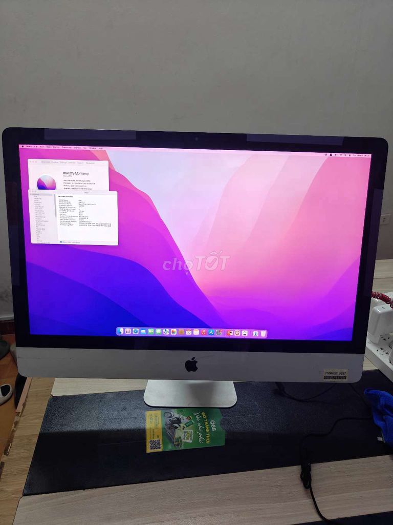 Apple iMac 27 inch 5K i5 8GB/128GB. Mua bán Máy tính để bàn tại Quận Đống Đa Hà Nội được đăng bởi Mac8868 hình 1