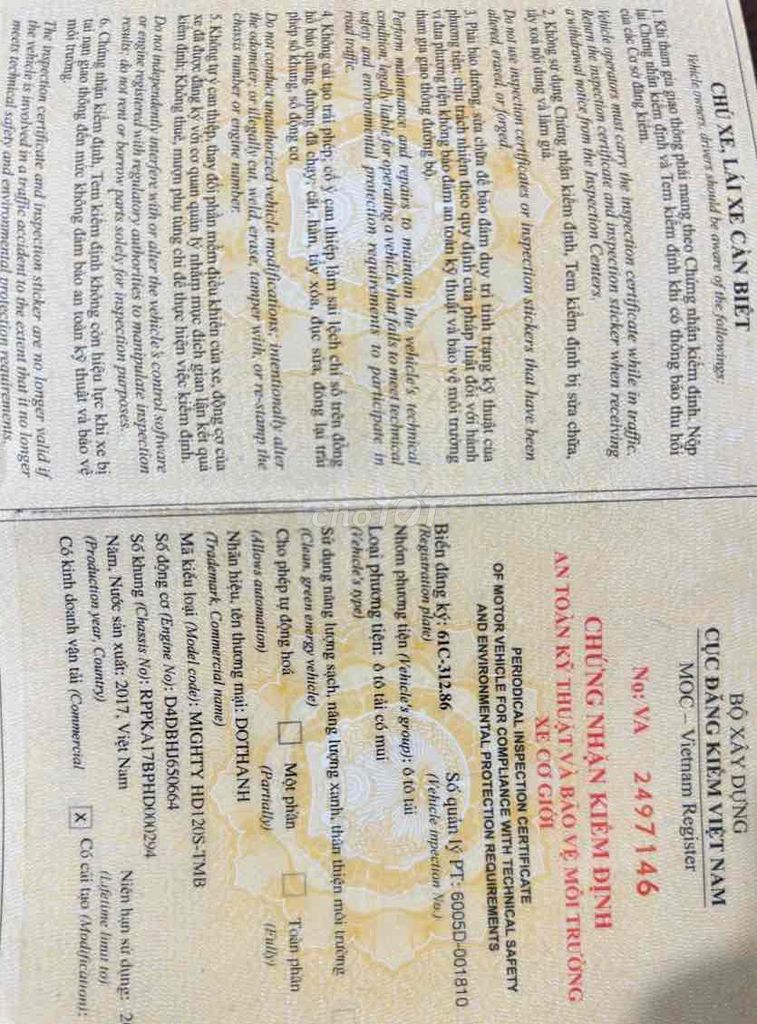 Hyundai Mighty HD120S-TMB 8T 2017 nhập Hàn Quốc. Mua bán Xe tải, xe ben tại Thành phố Biên Hòa Đồng Nai được đăng bởi Phạm Văn Kiên hình 7