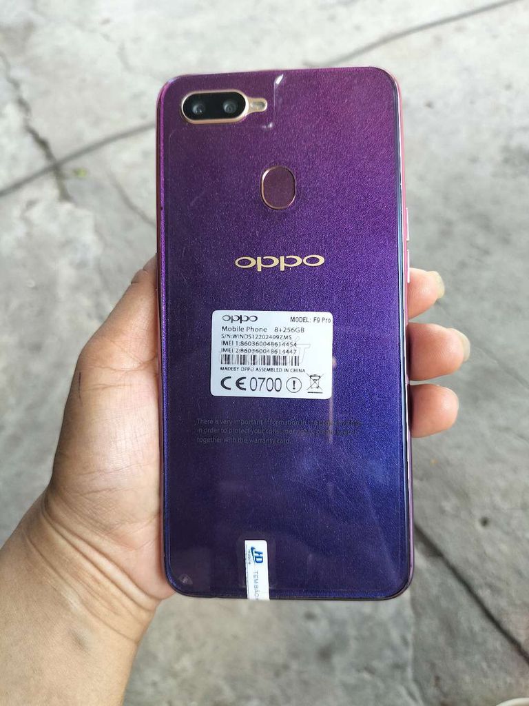 Bán Oppo F9 Pro/ ram 8/256GB/full chức năng . Mua bán Điện thoại tại Huyện Châu Thành Trà Vinh được đăng bởi đi động giá rẽ hình 1
