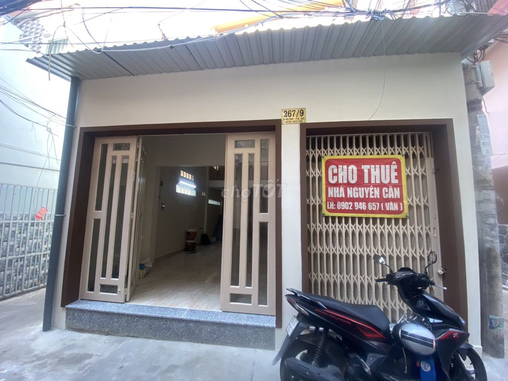 Cho thuê nhà nguyên căn đường hẻm đường Trần Phú, phường 8, quận 5