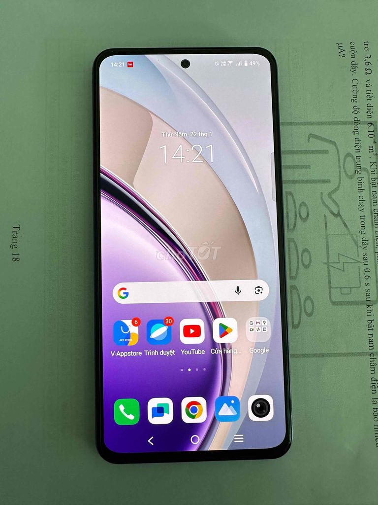 Vivo V40 Lite 256GB Tím. Mua bán Điện thoại tại Huyện Gò Dầu Tây Ninh được đăng bởi Vinh Real hình 1