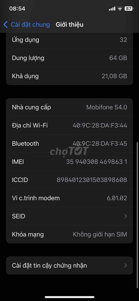 Apple iPhone X 64GB Đã sử dụng. Mua bán Điện thoại tại Quận Tân Phú Tp Hồ Chí Minh được đăng bởi lê sỷ phước hưng hình 1