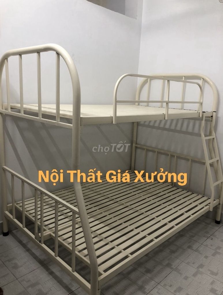 Giường sắt - giường 2 tầng. Mua bán Giường, chăn ga gối nệm tại Huyện Bến Lức Long An được đăng bởi Nội Thất Giá Xưởng  hình 1