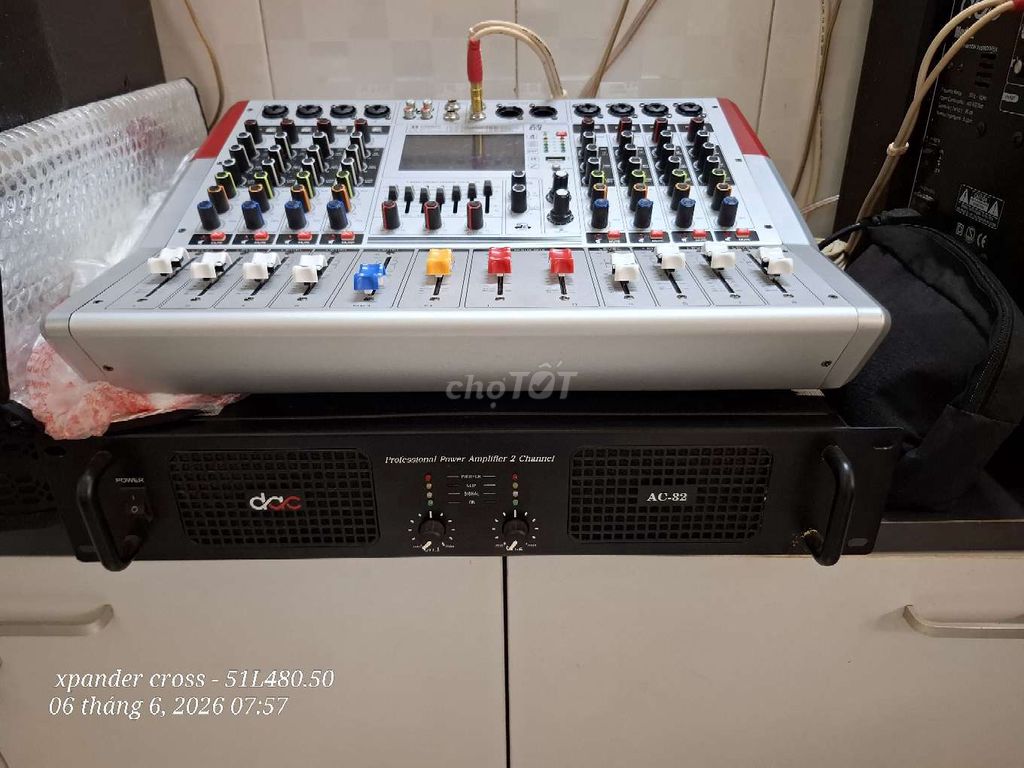 Mixer liền công suất 550W/kênh. Mua bán Tivi, Âm thanh tại Quận 8 Tp Hồ Chí Minh được đăng bởi phan văn nghĩa  hình 1