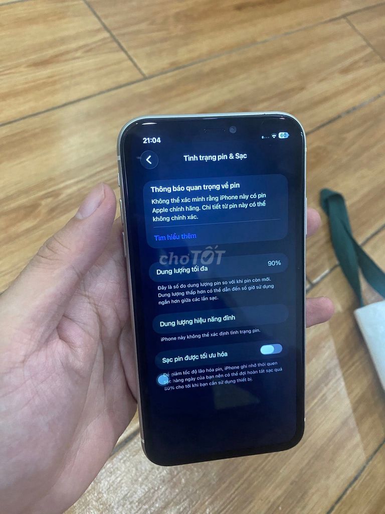 Apple iPhone 11 64GB Trắng Đã sử dụng. Mua bán Điện thoại tại Quận 1 Tp Hồ Chí Minh được đăng bởi Hội Đồ Điện Tử hình 1