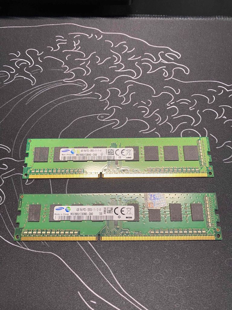 RAM Samsung 4GB DDR3 1333MHz (2 thanh). Mua bán Linh kiện (RAM, Card...) tại Thành phố Bắc Ninh Bắc Ninh được đăng bởi Khoi Nguyen hình 1