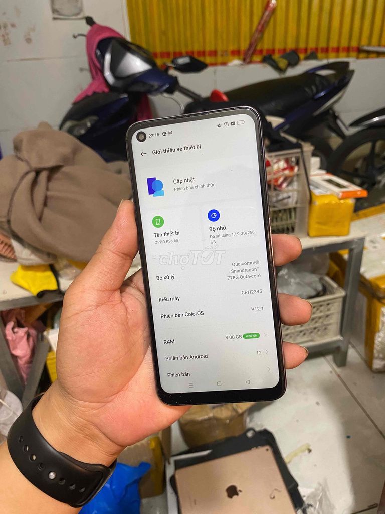 Oppo K9s 5G 256GB Tím. Mua bán Điện thoại tại Huyện Giồng Riềng Kiên Giang được đăng bởi Hau mobile hình 1