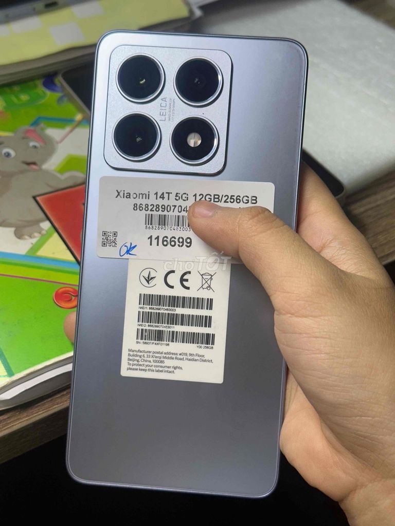 Xiaomi 14T 12/256Gb. Zin chính hãng. Đẹp. Mua bán Điện thoại tại Thành phố Thủ Đức Tp Hồ Chí Minh được đăng bởi Hiếu hình 1