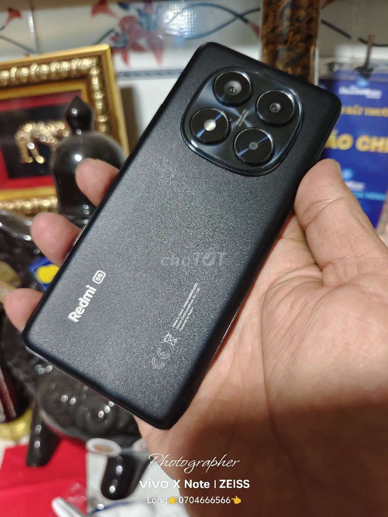 Xiaomi Redmi Note 14 Pro 5G 512GB Đen 99%. Mua bán Điện thoại tại Quận Bình Tân Tp Hồ Chí Minh được đăng bởi Như long hình 1