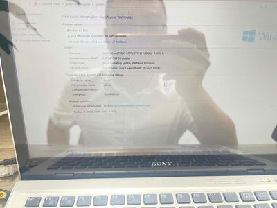 Sony Vaio SVT1313BCS i5-3337U 8GB/128GB SSDs