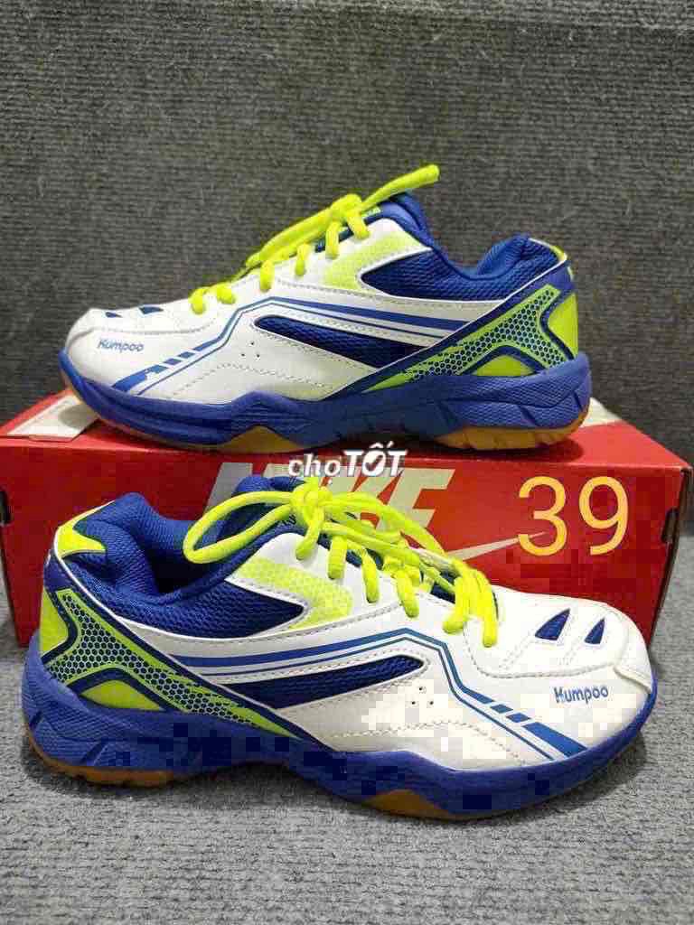 Giày cầu lông Kimpo size 39 Trắng, xanh, vàng. Mua bán Giày dép tại Quận 12 Tp Hồ Chí Minh được đăng bởi HT 86 hình 1